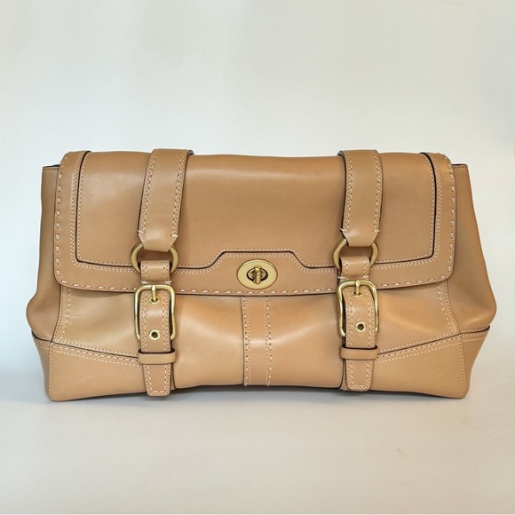 Coach Hampton Large Leather Satchel - Picture 5 of 6